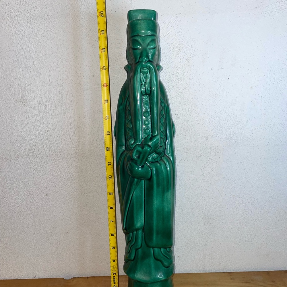 Very Tall VINTAGE Oriental Man Figurine